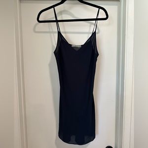 Vince navy slip dress